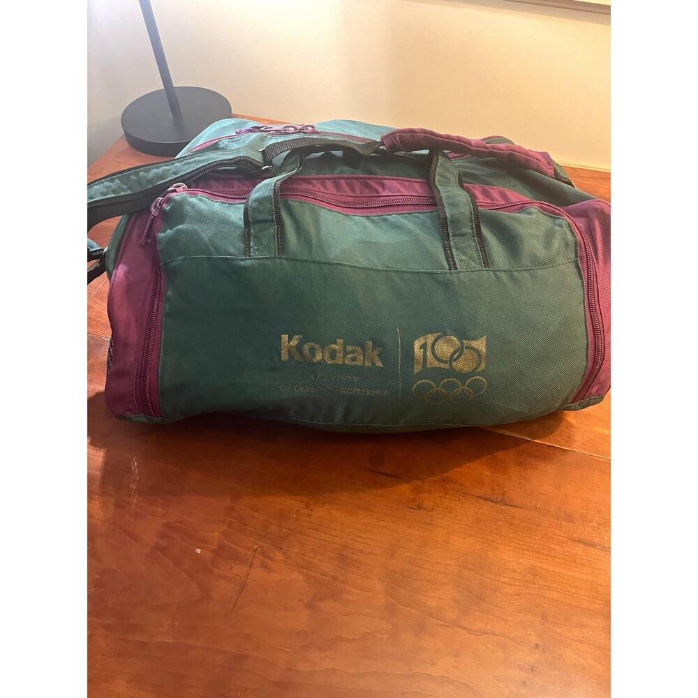 VTG 1996 ATL Olympics Kodak Large Duffel Bag Adjustable Shoulder Strap